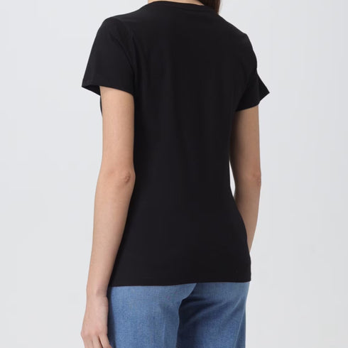 Liu Jo T-shirt T-shirt Donna con stampa e applicazioni Nero P24-LIU.JOMA4340JS923-N9370-XS - Francavilla Moda
